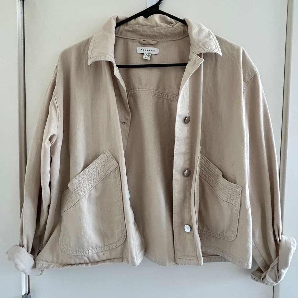 Casual Beige Jacket